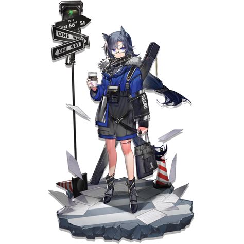 Arknights Operator Details Military Outfit Fang Character Design