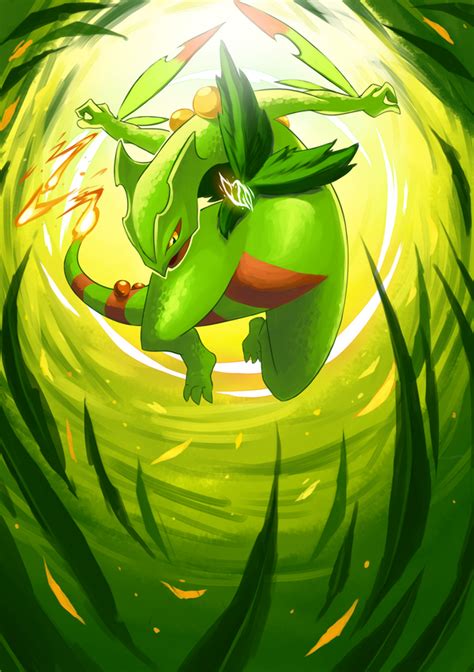 Mega Sceptile By Chirenbo On Deviantart