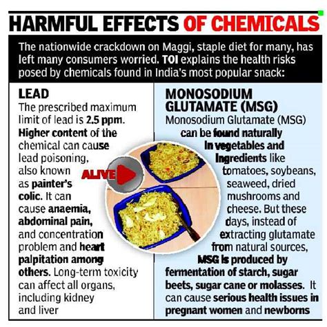 Food poisoning is rarely serious and usually gets better within a week. High lead levels found, Delhi may ban Maggi | India News ...