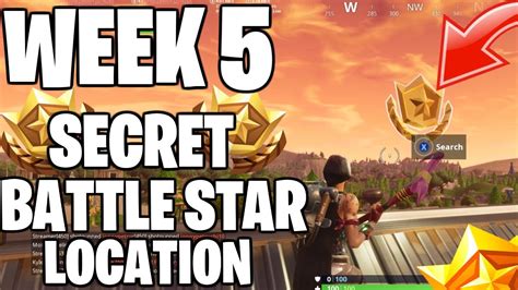 Week 5 Secret Battle Star Location Road Trip Skin Challenges Season 5
