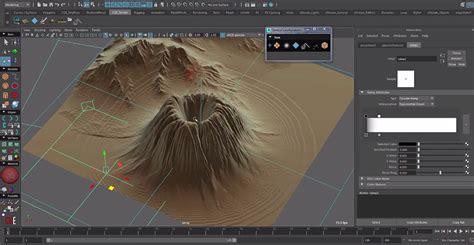 Autodesk Maya Easy Terrain Creation Script Maya Modeling Maya