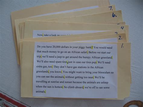 Cue Cards Examples Imagesee