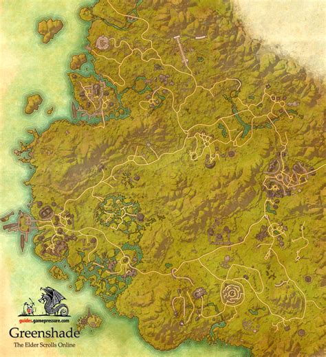 Greenshade Aldmeri Dominion The Elder Scrolls Online World Atlas