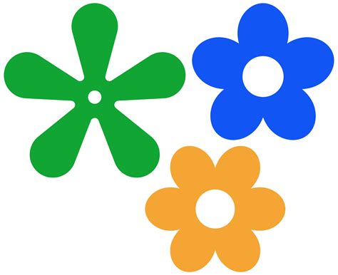 70s Retro Flower Png Photos Png Mart