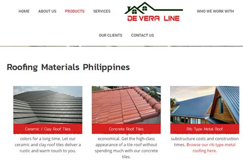 Magkano ang price ng color roof union galvanize steel. Roofing Materials Philippines - Clay Roof, Rib Type, Tile ...