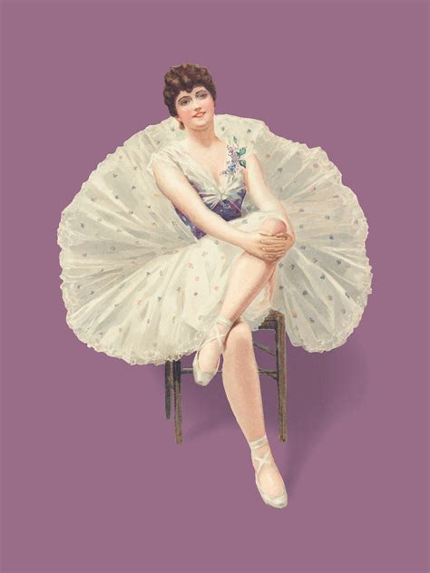 Vintage Illustration The Belle Of The Ballet Published In 1899 By