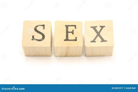 Sex Blocks Stock Image Image Of Blocks Letters Makeup 8652377