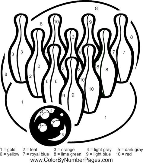 Bowling Coloring Page To Print Print Color Craft