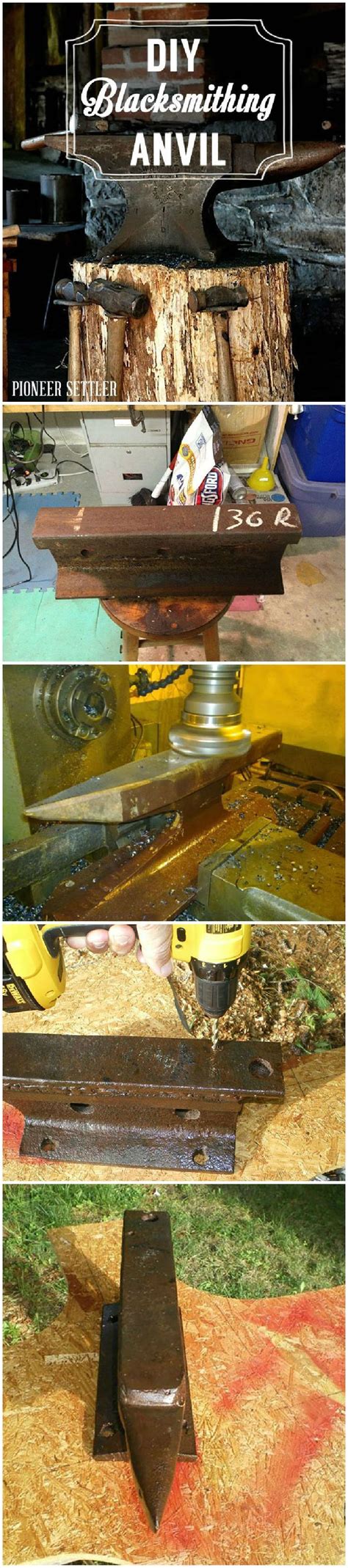 It just takes some patience and your willingness. DIY Blacksmithing Anvil | Diy forge, Blacksmithing, Projects