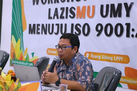 Standarkan Manajemen Mutu Lazismu Umy Adakan Pelatihan Iso Lazismu Umy