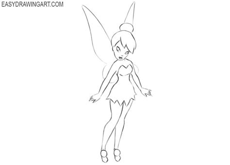 How To Draw A Fairy Easy Fairy Drawings Fairy Paintings Easy Fairy Drawing