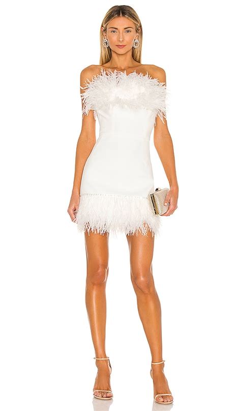 White Feather Dress Fashion Dresses