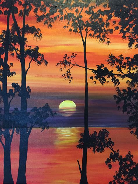 Autumn Glow At Os Winery Paint Nite Events Beginner Painting