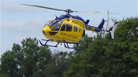 Eurocopter Ec145 Helicopter Of Cleveland Metro Life Flight Sideways
