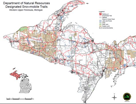 Upper Peninsula Atv Trail Map