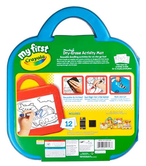 My First Crayola Dry-Erase Activity Mat
