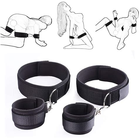Wholesale Thigh Wrist Cuffs Restraints Sex Toys Handcuffs Leg Straps