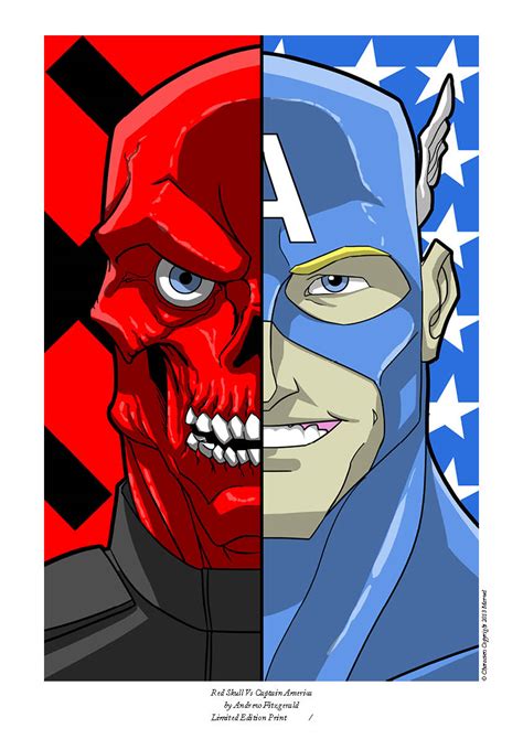 Red Skull Vs Captain America Andrew Fitzgerald Comics2movies