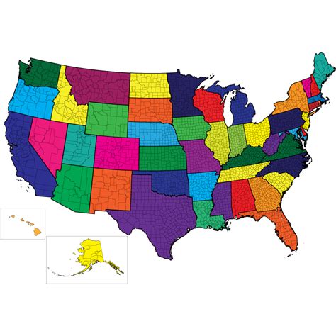 Usa Map Outline Color