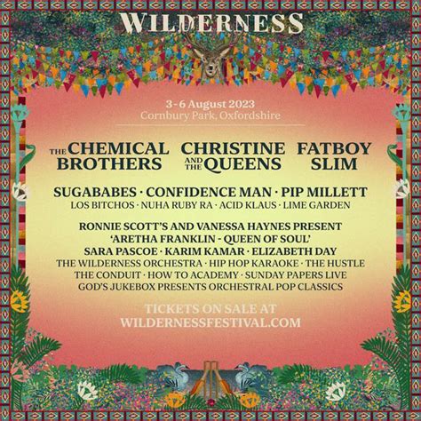 Wilderness Festival Announces Headliners And Initial Linup