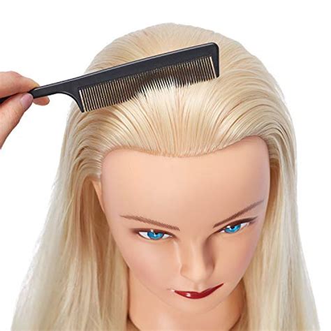 Training Head 26 28 Long Hair Mannequin Training Head Dolls For Cosmetology Synthetic Fiber