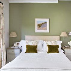 This particular olive green bedroom idea features just small hints of the color. 44 Best Olive green bedrooms images | Paint colors ...