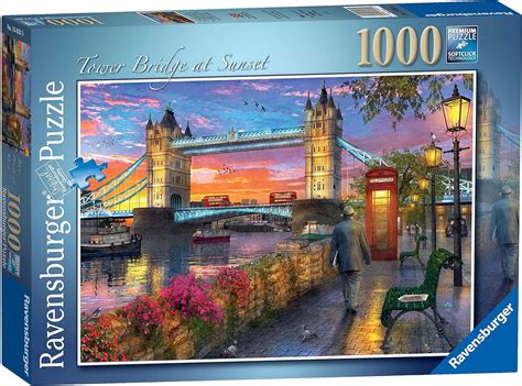 Ravensburger London Tower Bridge At Sunset Jigsaw Puzzle 1000 Pieces