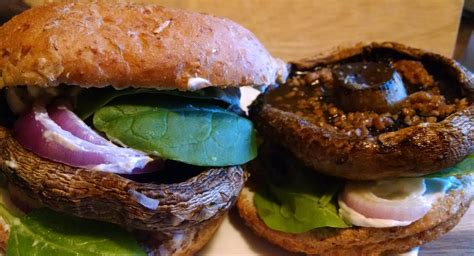 They contain a number of nutrients such as vitamin b, protein, minerals, and fiber. Portobello Mushroom Burgers - EatPlant-Based.com