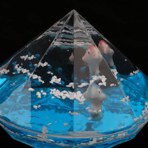 Diamond Style Liquid Motion Timer Desk Sensory Toy Dolphin Animal