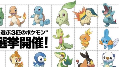 Y si usted se sentía triste, entonces van a ayudar a mejorar el estado de ánimo. Japón elige sus Pokémon iniciales favoritos de toda la ...