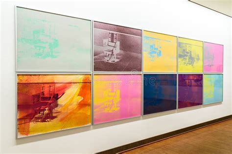 Andy Warhol Paintings At Albertina Museum In Vienna Editorial Photo