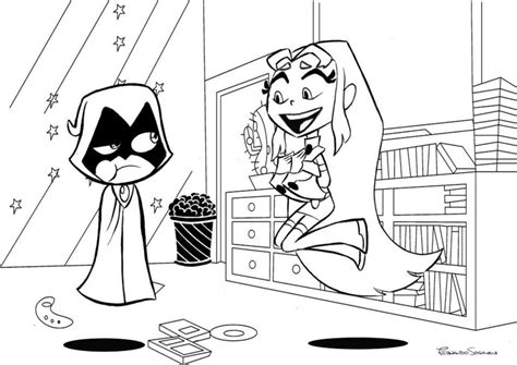 To the movies is an 2018 american animated superhero comedy film based on the popular television series teen titans go on cartoon network produced by warner bros. Teen Titans Raven Coloring Page - Coloring Home