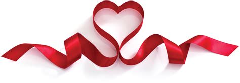 Valentines Day Ribbon Heart Clip Art Transparent Background