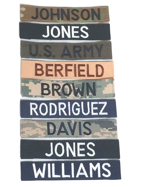 Name Tape W Hook Fastener Military Outlet Military Outlet