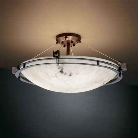 Should i cut screws d or install b using screws c? Justice Design FAL-8112 LumenAria Faux Alabaster 28" Wide ...