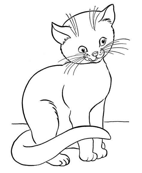 Free Printable Cat Coloring Pages For Kids