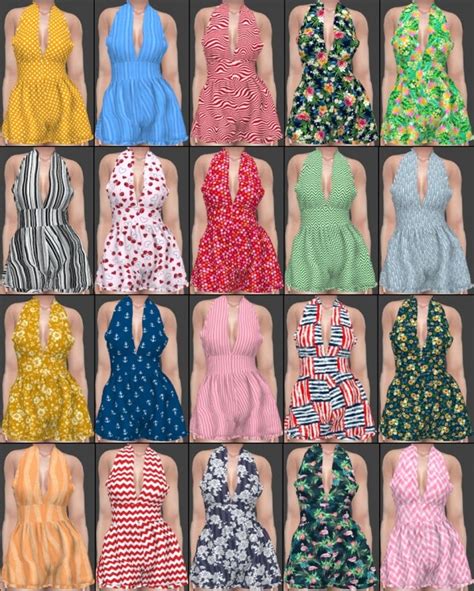 Annett`s Sims 4 Welt Serenity`s Dresses Recolors • Sims 4 Downloads