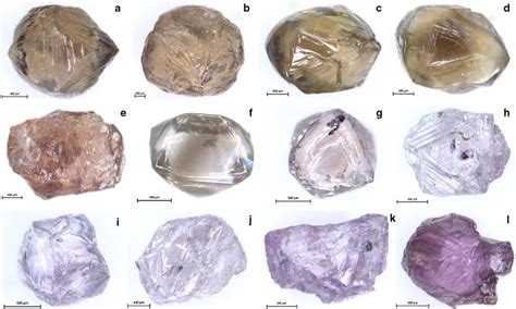 Coloured Diamonds From The Internatsionalnaya Kimberlite Pipe