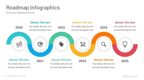 Roadmap Infographics Powerpoint Template Free Printable Templates