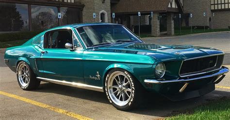 1968 Ford Mustang Fastback 331 Stroker Engine Pacific Green Metallic | Ford Daily Trucks