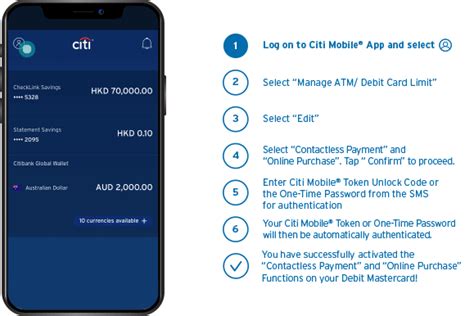 Refer to the below quick user guide for a smooth digital experience with citibank. Card & Functions Activation Guide - Citibank Hong Kong