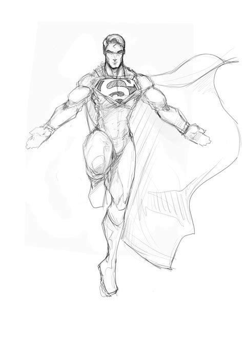 Superman Flight By Sketchydeez In 2019 Superman Drawing Sketches Art