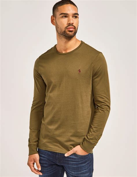 Compared with shopping in real stores, purchasing products including polo shirt on dhgate will endow you great benefits. Polo Ralph Lauren Crew Neck Long Sleeve T-shirt in Green ...