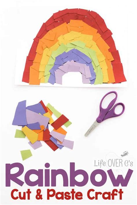 Rainbow Craft For Preschoolers Preschool Crafts Rainbow Theme