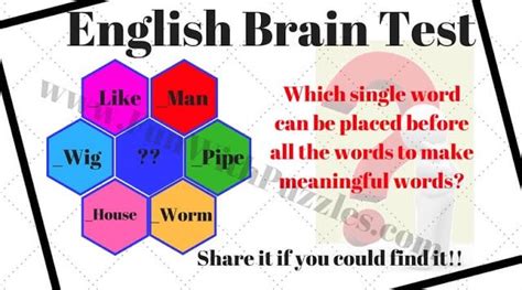 Word Brain Teasers Brain Teasers With Answers English Riddles Hard