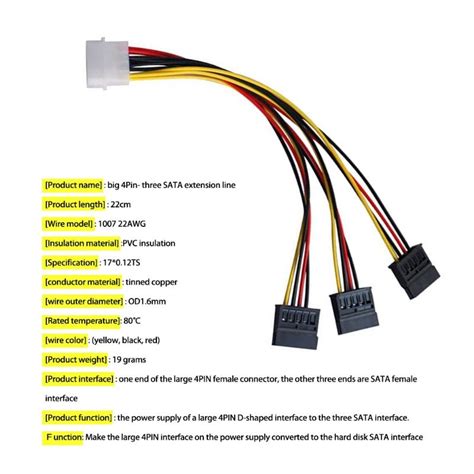 Sata Power Cable Wire Colors Wiring Diagram And Schematics
