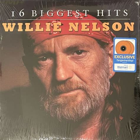 willie nelson 16 biggest hits 2x lp limited edition tangerine color vinyl for sale online ebay