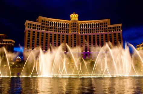 Bellagio Bellagio Waterfall Show Las Vegas Nv Nevada Hotel