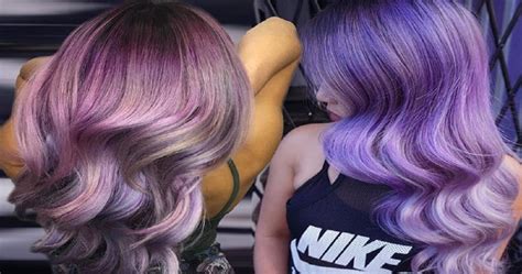 Lovely Purple Lavender Hair Colors In Balayage And Ombre