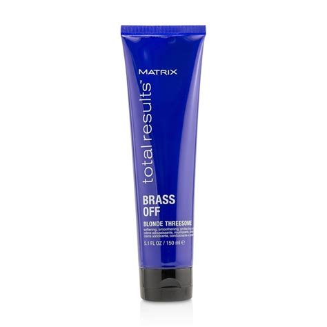 Matrix Total Results Brass Off Blonde Threesome Softening Smoothening